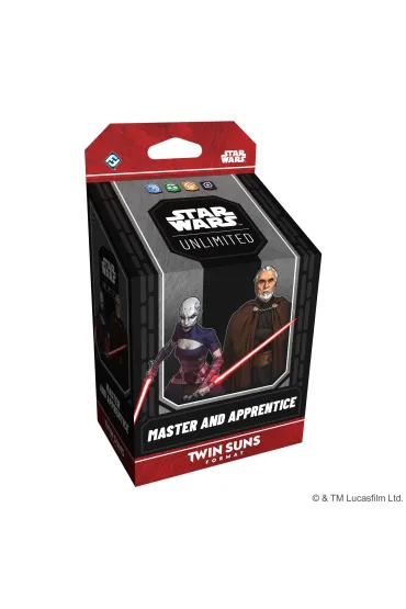 Star Wars. Unlimited 2026. Twin Suns Deck Master and Apprentice. Dooku and Asajj Rebel
