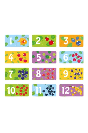 Puzzle 12 el. Duo Cyferki Jag�dki Dodo