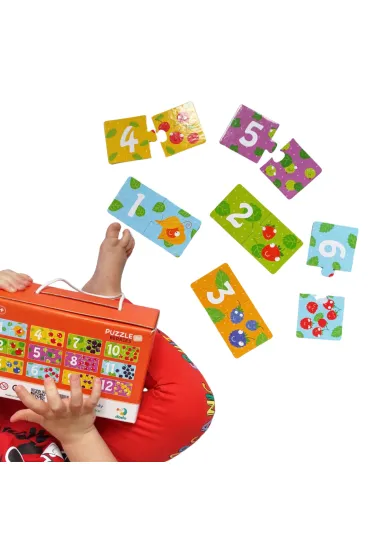 Puzzle 12 el. Duo Cyferki Jag�dki Dodo