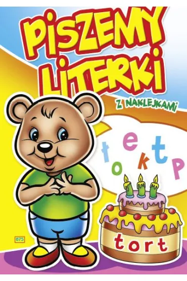 Piszemy literki z naklejkami. Kr�lik 675