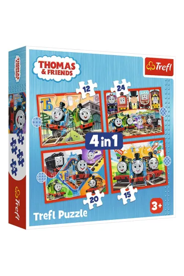Puzzle 4w1 - Odjazdowy Tomek (12+15+20+24 el.) Trefl