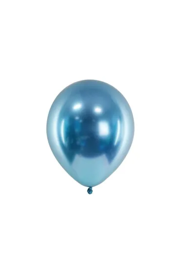 PartyDeco Balony Glossy niebieski 30cm 50 szt