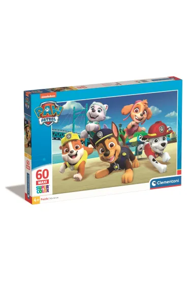 Puzzle 60 el. Maxi SuperColor. Paw Patrol Clementoni