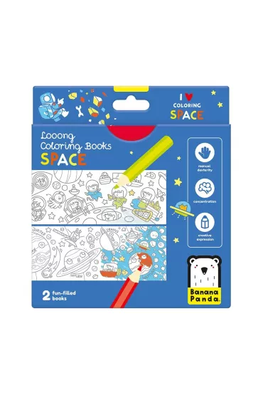 Looong Coloring Books - I love coloring. SPACE