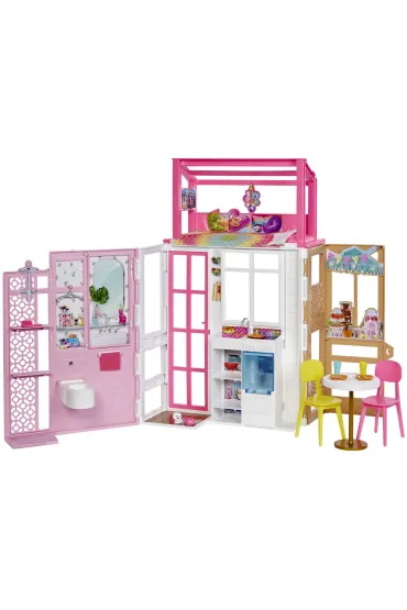 Barbie Kompaktowy domek dla lalek HCD47 Mattel