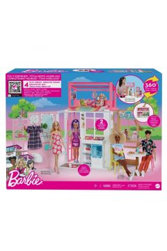 Barbie Kompaktowy domek dla lalek HCD47 Mattel