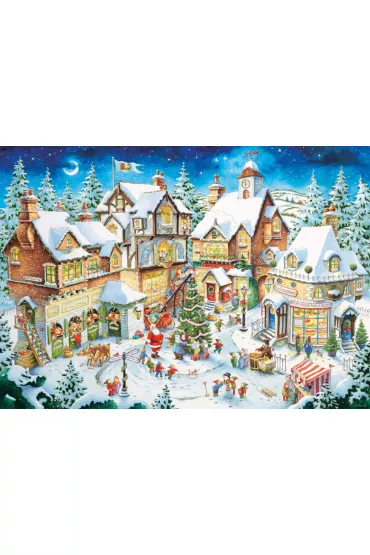 Puzzle 1000 el. Bia�e �wi�ta 50 urodziny Ravensburger