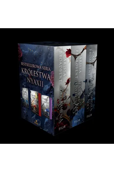 Pakiet: �mija i skrzyd�a nocy / Popio�y i przekl�ty kr�l / S�owik i serce z kamienia - Carissa Broadbent