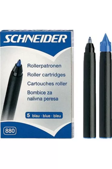 Schneider Wk�ady 852 z ko�cowk� pisz�c� niebieskie 5 szt.