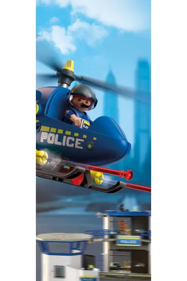 Playmobil City Action Policyjny helikopter z�radarem 72080