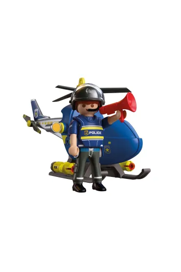 Playmobil City Action Policyjny helikopter z�radarem 72080