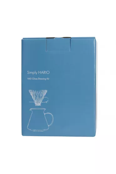 Hario V60 Glass Brewing Kit Zestaw szklany dripper + serwer + filtry