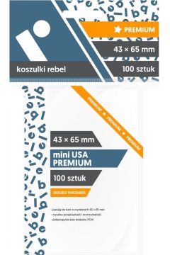 Rebel Koszulki na karty Mini USA Premium 43 x 65 mm 100 szt.