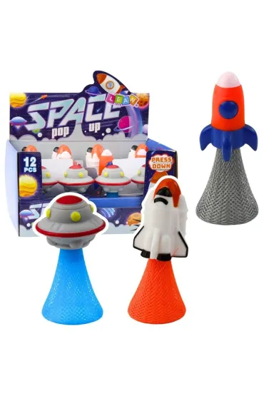 Skacz�cy statek kosmiczny 11cm MIX LeanToys