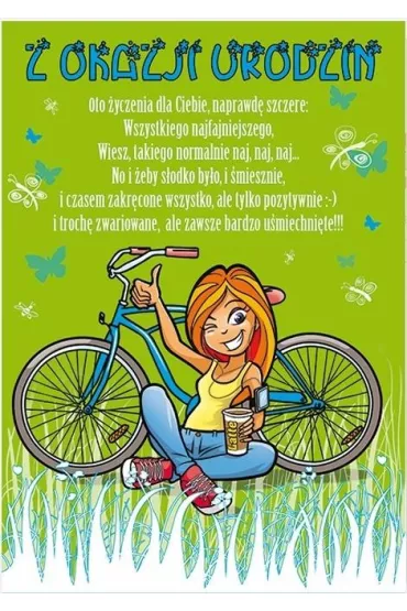 Stamp Karnet Young B6 + koperta wz�r nr 21 Urodziny