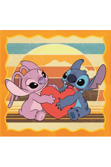 Puzzle 3x48 el. SuperColor. Stitch Clementoni