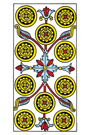 CBD Tarot De Marseille, CBD Tarot Marsylski, karty