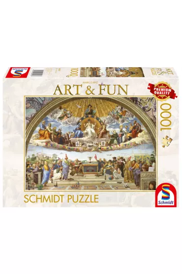 Puzzle 1000 el. PQ MARKUS BINZ Dysputa o Naj�wi�tszym Schmidt - Markus  Binz