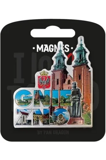 Pan Dragon Magnes I love Poland Gniezno ILP-MAG-A-GNIE-08