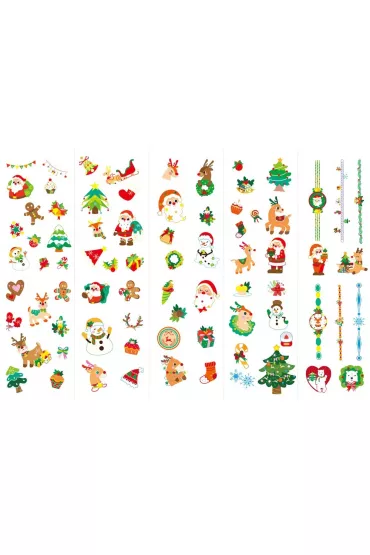 Naklejki na paznokcie i tatua�e - Christmas Bo�e Narodzenie Avenir