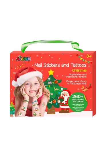 Naklejki na paznokcie i tatua�e - Christmas Bo�e Narodzenie Avenir
