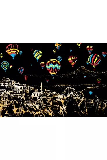 Twoje Hobby Cappadocia. Magiczna zdrapka - wydrapywanka 40.0 x 28.5 cm