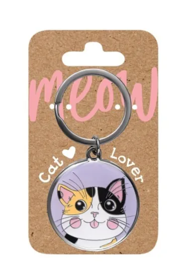 Be-Happy Gifts Brelok dla kociarzy - kot tricolor