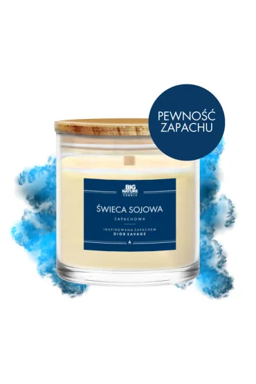 Big Nature �wieca sojowa inspiracja zapachowa Dior Sauvage 150 g