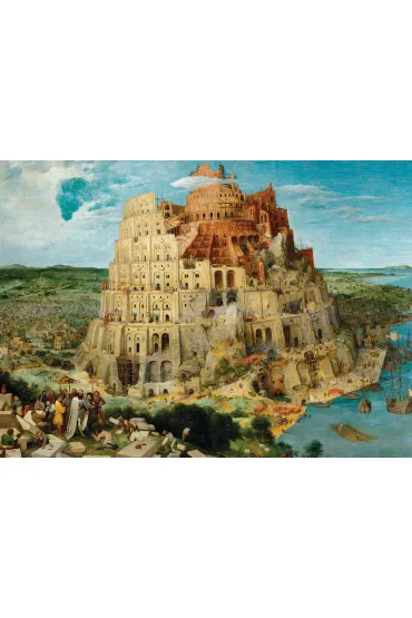 Puzzle 1000 el. Wie�a Babel, Pieter Bruegel Eurographics