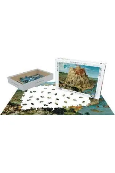 Puzzle 1000 el. Wie�a Babel, Pieter Bruegel Eurographics