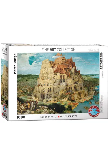 Puzzle 1000 el. Wie�a Babel, Pieter Bruegel Eurographics