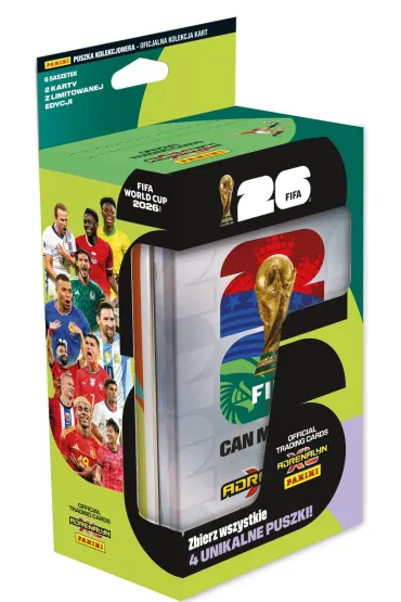 Panini Kolekcja Karty FIFA World Cup 2026 Puszka kolekcjonera