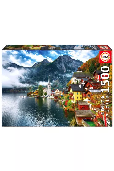 Puzzle 1500 el. Hallstatt, Austria Educa