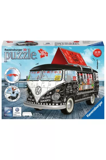 Puzzle 3D 162 el. Food Truck VW Bulli T1 Ravensburger
