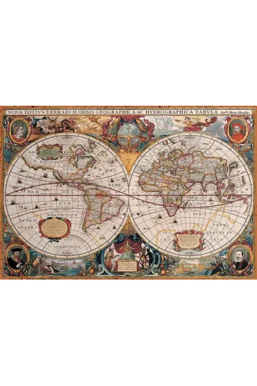 Puzzle 2000 el. Antyczna mapa �wiata Eurographics