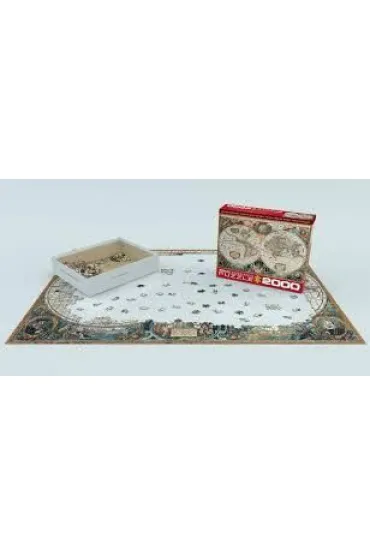 Puzzle 2000 el. Antyczna mapa �wiata Eurographics