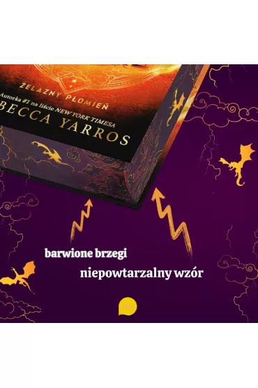 Iron Flame. elazny pomie. Empireum. Tom 2 (barwione brzegi) - Rebecca Yarros