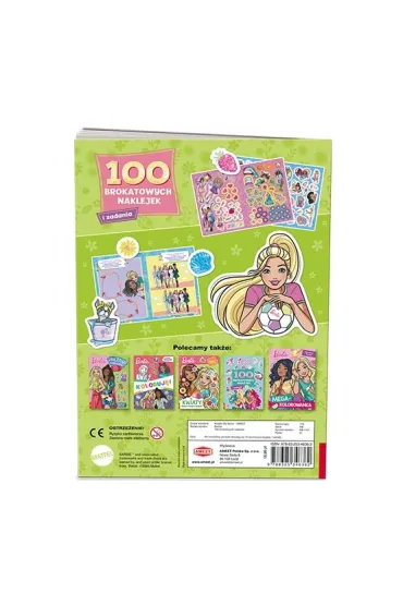 BARBIE. 100 BROKATOWYCH NAKLEJEK