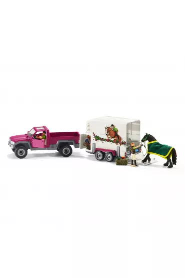 Pick up z przyczep� dla konia Schleich