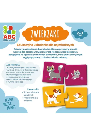 Puzzle Mama i dziecko. Zwierz�ta Trefl