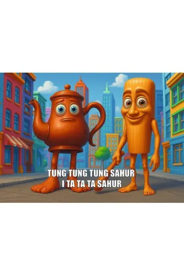 Puzzle 200 el. BrainRots Tung Tung Sahur Trefl