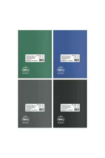 Herlitz Zeszyt B5 ECO PP Ocean Colors FSC kratka 60 kartek