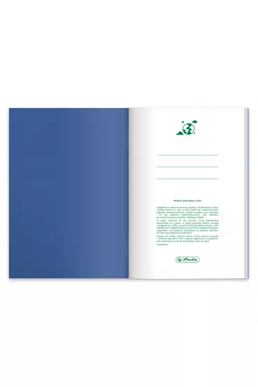 Herlitz Zeszyt B5 ECO PP Ocean Colors FSC kratka 60 kartek
