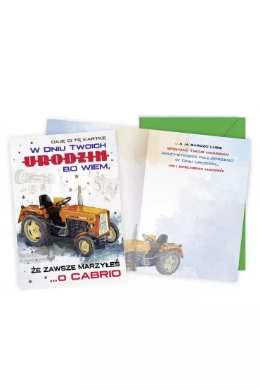 Kukartka Karnet Vision Urodziny