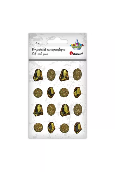 Hasta Kryszta�ki samoprzylepne kamyki z�ote mix