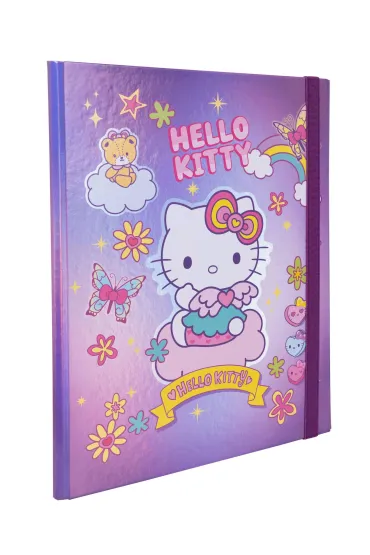 Patio Teczka przestrzenna tekturowa z gumk� A4 Hello Kitty pink wz�r 2