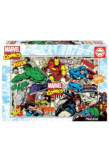 Puzzle 1000 el. Komiksy Marvela Educa