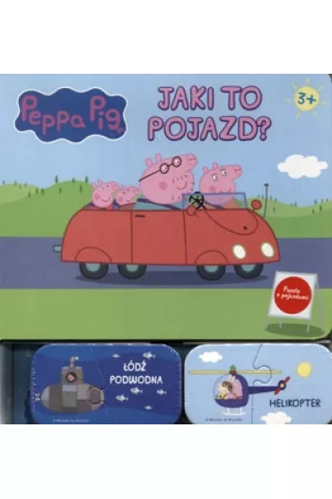 �winka Peppa. Jaki to pojazd? Puzzle z pojazdami