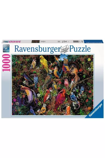 Puzzle 1000 el. Sztuka ptak�w Ravensburger