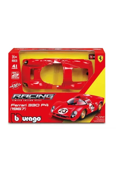 Bburago Model 1:24 Ferrari Racing 330 P4 Daytona czerwony